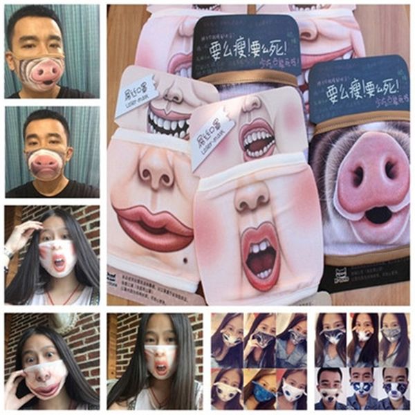 

plush mouth masks animal pattern breathing respirator cartoon men women dustproof mascherine outdoor keep warm 3 5cp h1