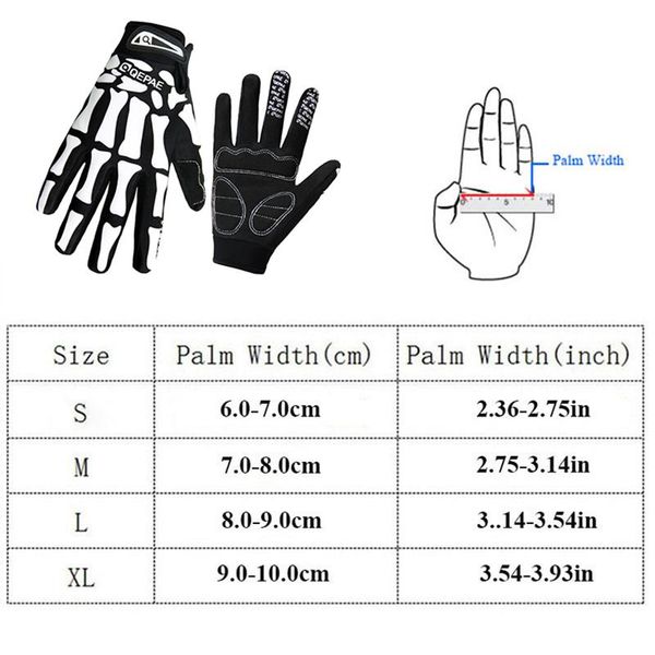 

cycling bicycle gloves touch screen thermal windproof bike gloves keep warm autumn winter full finger sport gloves equipment bbybrw, Black
