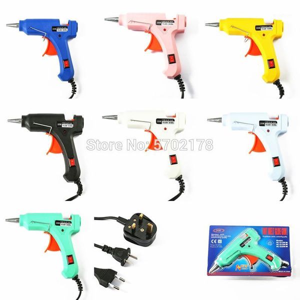 

20w melt glue gun with 10pc melt adhesive sticks1