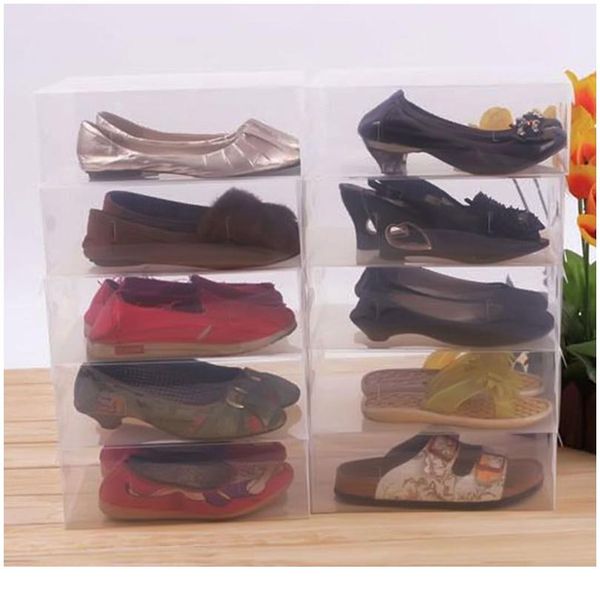 

20 шт. детские / женщины / мужчины очистить пластиковый хранение чехол домохозяйки организатор обучке организатор организатор обучке штабели