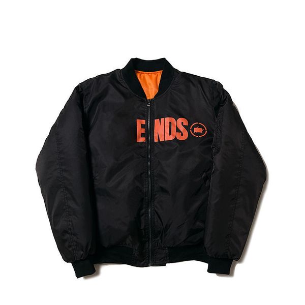 

19ss jacket ma1 men winter jacket skinny slim fragment fahsion orange mens winter coats size s-3xl, Black;brown