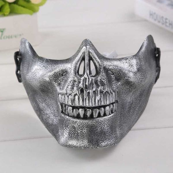 

skull costume warrior hunt tactical halloween party masquerade half game cosplay prop outdoor military protection mask bh1986 zx