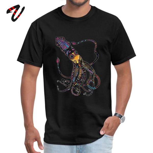 

на продажу мужчины t-shirt crew neck программист рукава yakuza electric squid топы футболка спортивный дизайн тис лучшие качества с капюшоно