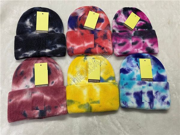 

конструкторы tie-краситель printed мужской вязаные шапки beanie мода повседневная спорт велоспорт beanie шапки женщины мужчины зима теплый о, Silver