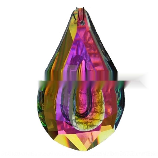 

blny6 76mm colorful new pipa crystalpendant concave hole ab pendant glass lamp color crystal n with for home decoration and car decoration c