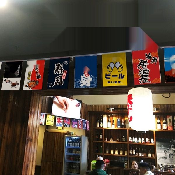 

dhyom японского стиля висит дома ресторан маленького цвета цвет украшение суши висят суши украшение ресторана флага и ветер маленького флага