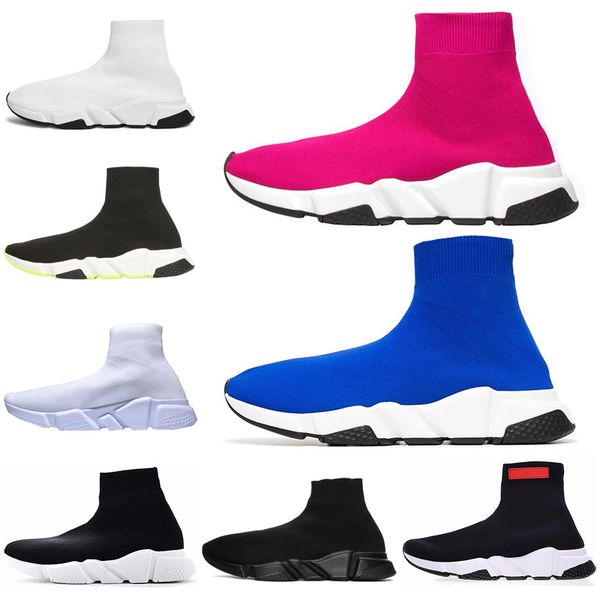 

triple black white speed trainer for men women blue red 2019 new flat sock casual shoes speed trainer runner hipping