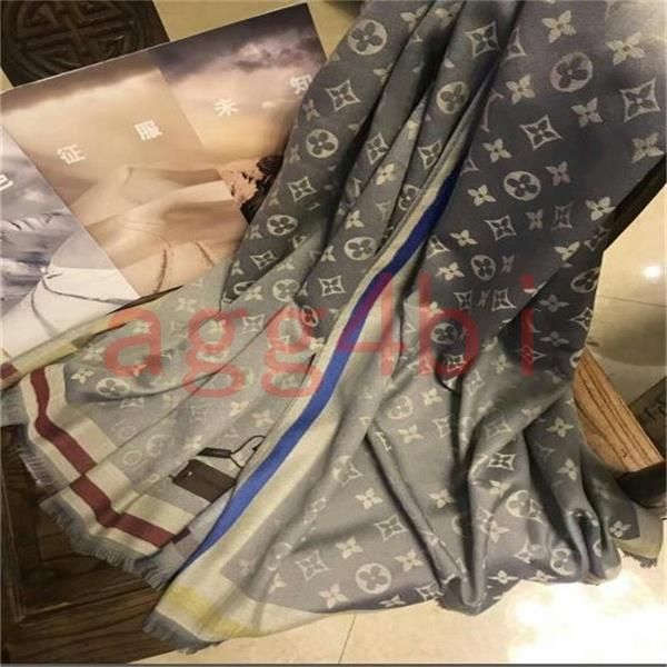 

silk scarf for women and men brand summer autumn long scarves neck wrap shawls x2, Blue;gray