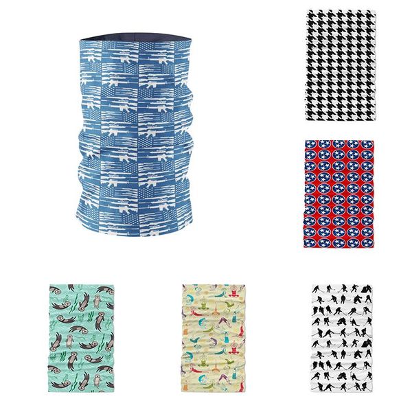 

scarves 3d heart printed headscarf riding bicycle motorcycle variety turban novelty bandanas magic headband veil multi head, Blue;gray