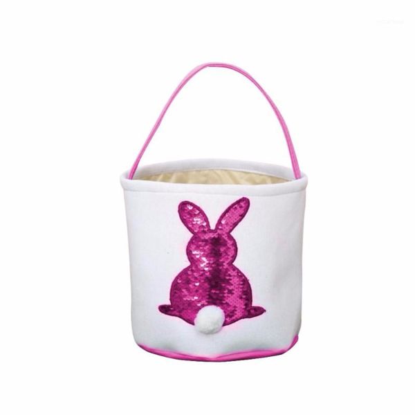

gift wrap easter basket kids storage bag treat burlap dual layer egg candy presents holder tote qgnv1
