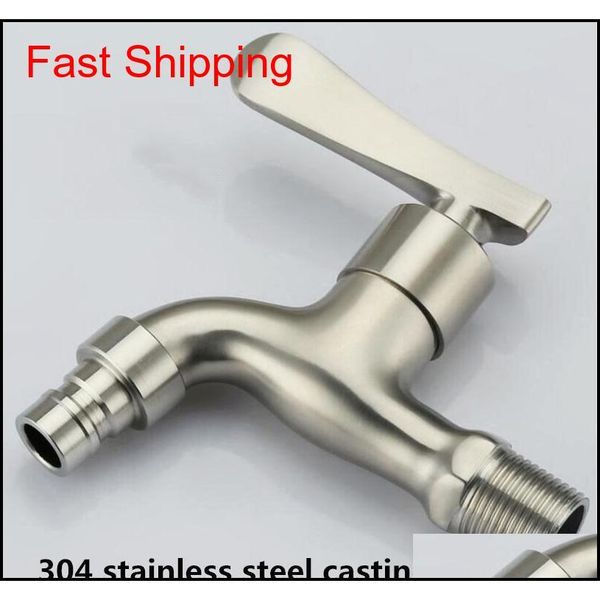 

g1/2 modern fashion garden 304 stainless steel lengthen fast open faucet /creative handle washing ma qylbeu packing2010