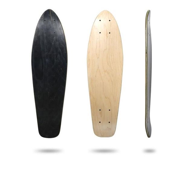 

skateboarding 2pcs 22inch fishboard maple deck skateboard dyeing canadian