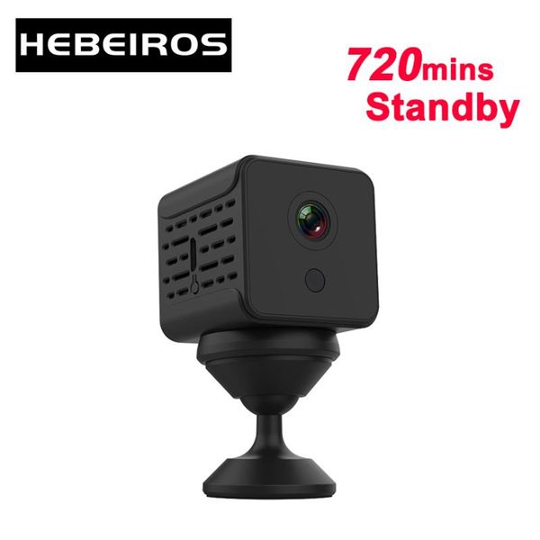 

cameras hebeiros 1080p ultra mini battery camera magnetic base portable ip wifi low power consumer audio sd card car dash