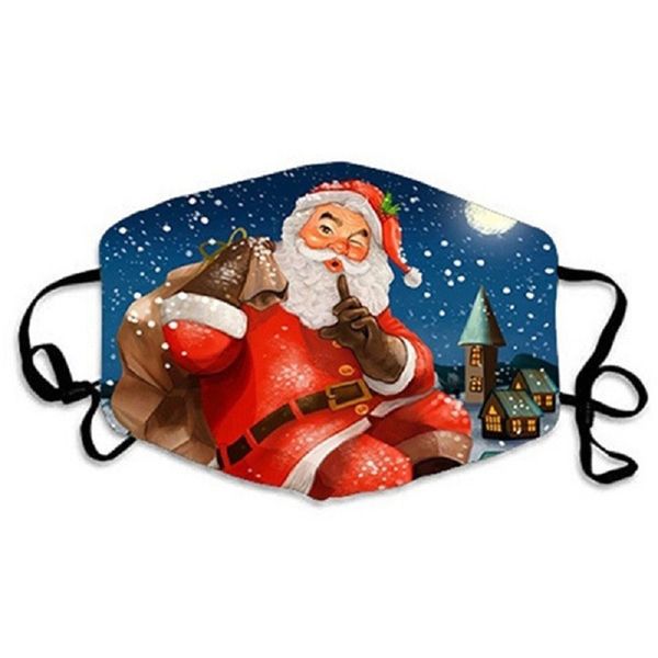 

1pcs мультфильм маска мода анти туман пыль ветер маска теплые зубы борода медведь печать рот маска благосклонности партии # 203, Black