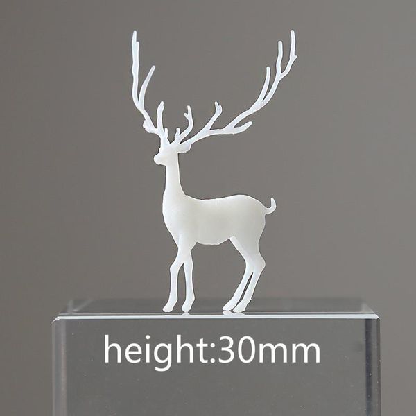 

3d deer смола включение миниатюрных животные приукрашивание смола ювелирные изделия diy смола террариум fairy garden изготовление художестве, Black