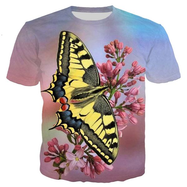 

new cool butterfly 3d print shirts graphic horror harajuku men clothing