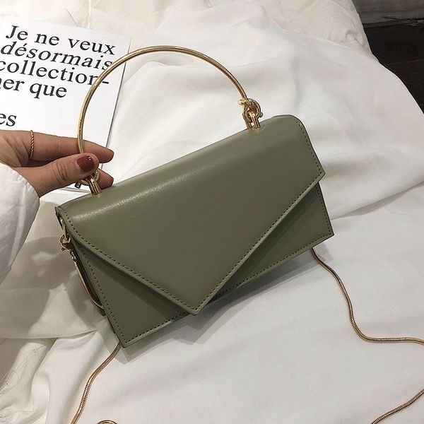 

fuahalu vintage trend handbag 2020 new korean sequins shoulder bag fashion chain wild messenger small square bag