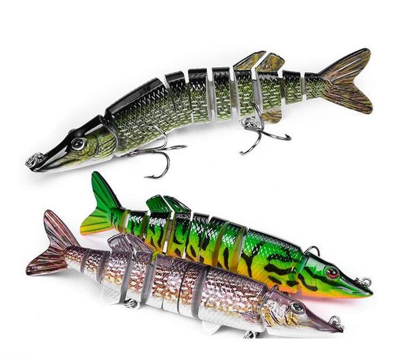 

fishing baits trolling swim minnow sinking wobbler multi-section hard bait 12cm/20cm artificial crankbait jerkbait bass fishing tackle lure