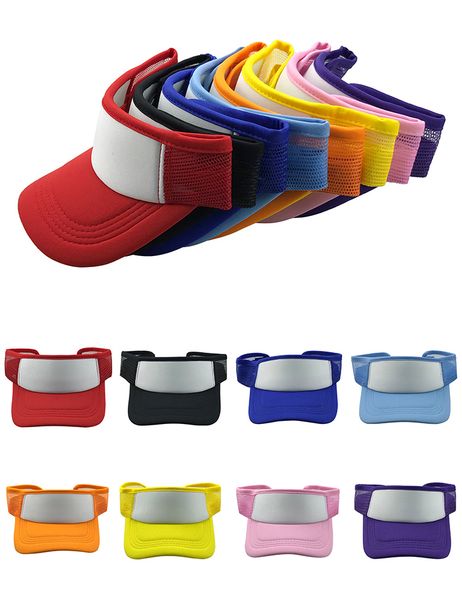 

12pcs/lot blank sublimation sun-hat for sublimation ink print diy gifts heat press printing transfer