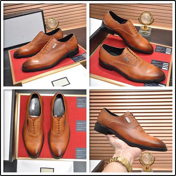 

men's dress shoes fashion leather luxury men business flat shoes black brown breathable men formal office working shoes big size 38-45