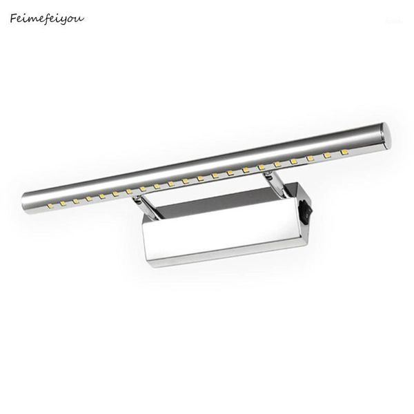 

3w/5w/7w led wall light bathroom mirror warm white /white washroon wall lamp fixtures aluminum & stainless steel with switch1