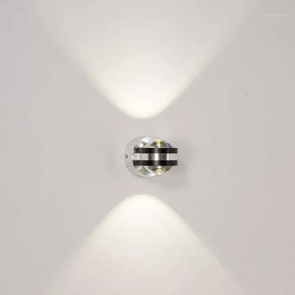 

led220v110v simple indoor lighting home study bedroom bedside stairs bathroom balcony up and down double lighting wall lamp1