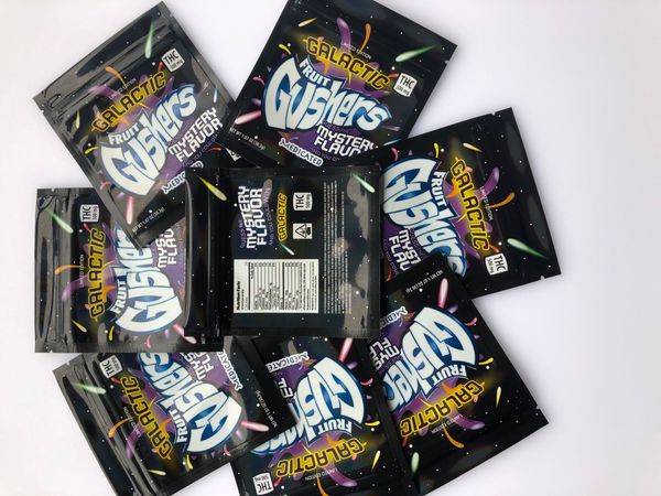 

local 500mg mylar bags edibles galactic mystery empty packaging bag gushers fruit bbyte lg2010