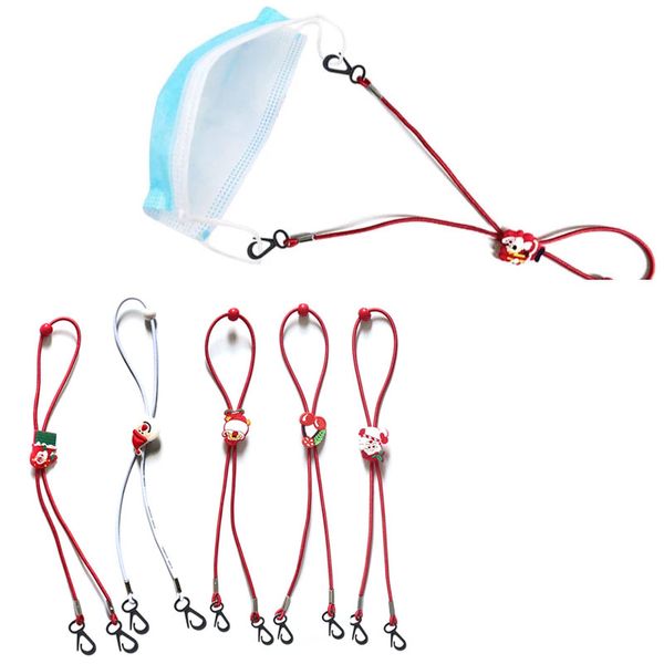 

xmas party favor mask chain keep hanger hooks christmas mask hanging lanyard holders ear guard masks string hooks
