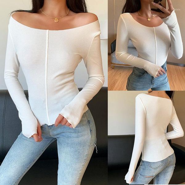 

2021 fall clothing solid color square collar long sleeve women blouse women long sleeve and shirt1, White