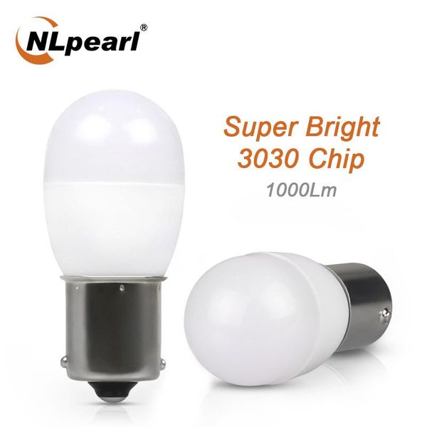 

nlpearl 2x signal lamp bau15s ba15s led 1156 p21w led blub 3030smd 1157 p21/5w turn signal light reverse brake lights 12v