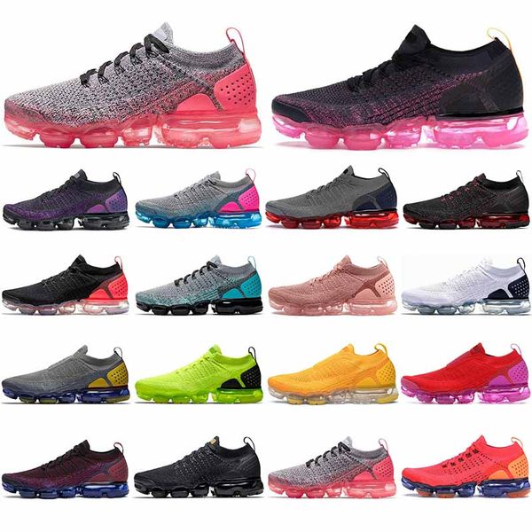 

2021 fly 2.0 breath running shoes for women and men punch white black multicolor chrome mesh sports mens trainers women sneakers