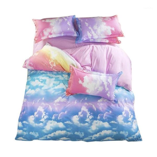 

bedding sets 4pcs quilt cover set cotton pillowcase bed sheet and 2 pcs for bedroom comforter 1.5m/1.8m/2m/2.21