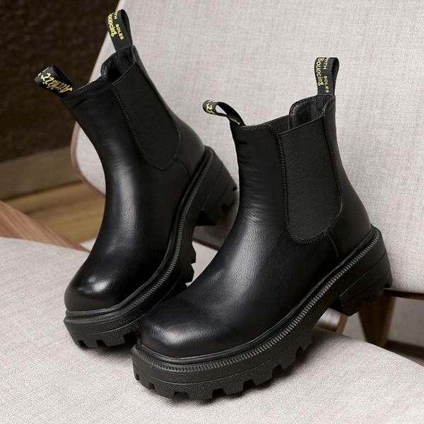 

chunky heel ankle boots women black stretch fabric boots for women platform designer shoes 2020