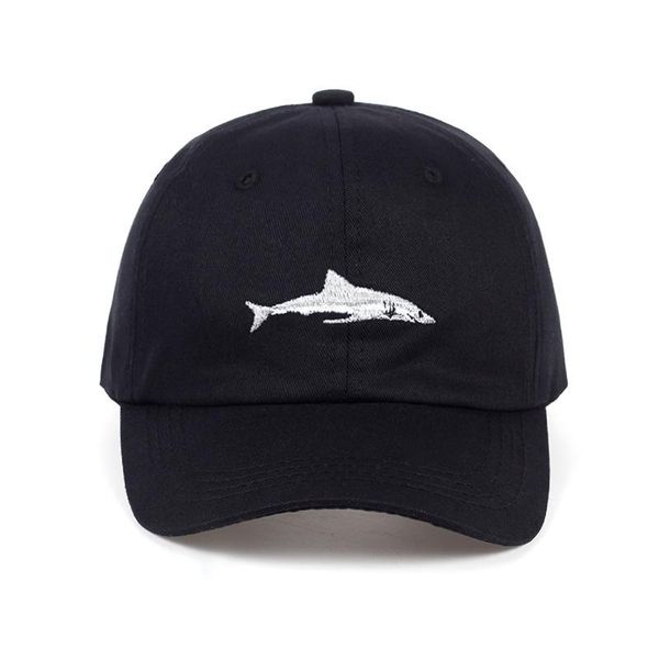 

hat 100cotton casual adjustable caps popular hats embroidery american and hop hip european couple new cap baseball 2019 shark bbywmq, Black