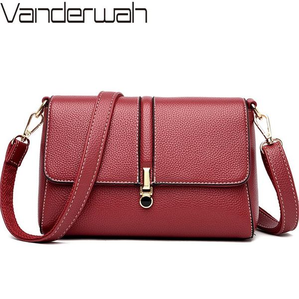 

luxury flap crossbody bags for women 2020 messenger bags female leather shoulder bag vintage clutch sac a main