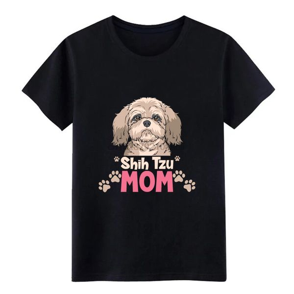 

men shih tzu shih tzu mom t shirt create cotton s-xxxl streetwear loose authentic summer style leisure shirt sport hooded sweatshirt hoodie