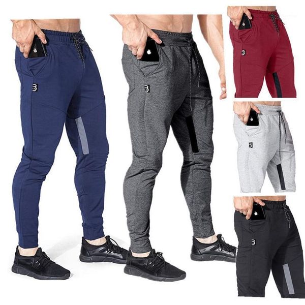 

2020 men's solid casual trouser casual pencil pants fitness elastic waist harem pants slim sweatpants joggers dropshipping1, Black