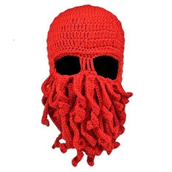 

ocs hat handmade children beanie knit hat cap halloween funny party masks neck face mask cycling cosplay ski b