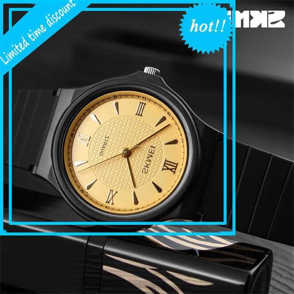 

time beauty simple fashion lovers quartz creative trend electronic watch, Slivery;brown