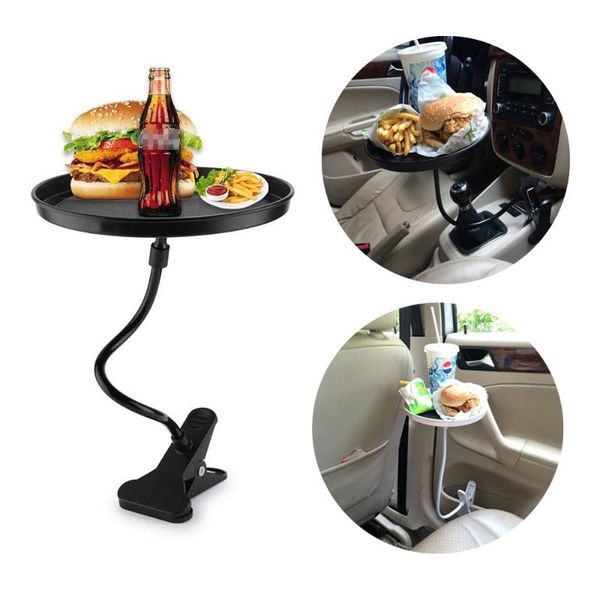 

black foldable tray car dining table car pallet back seat water drink holder cup holder