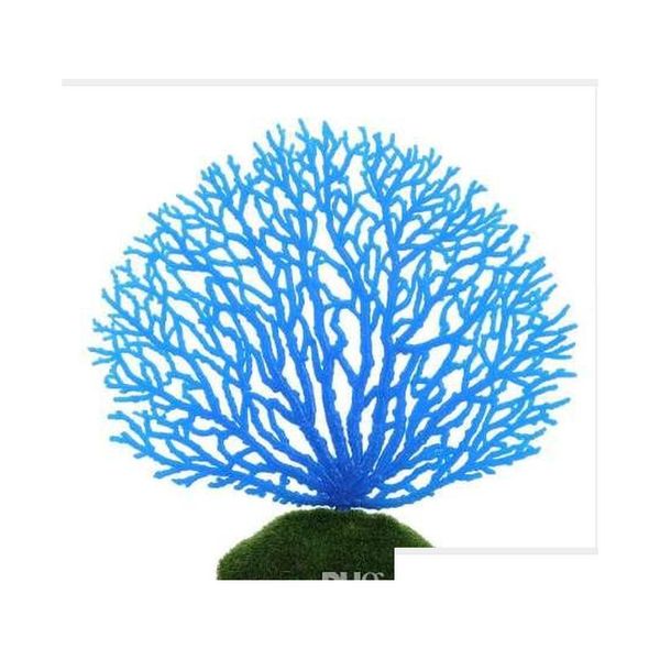 

sile resin fish tank decoration fake coral sea environmental aquarium artificial plant orname qyliiv bde_luck