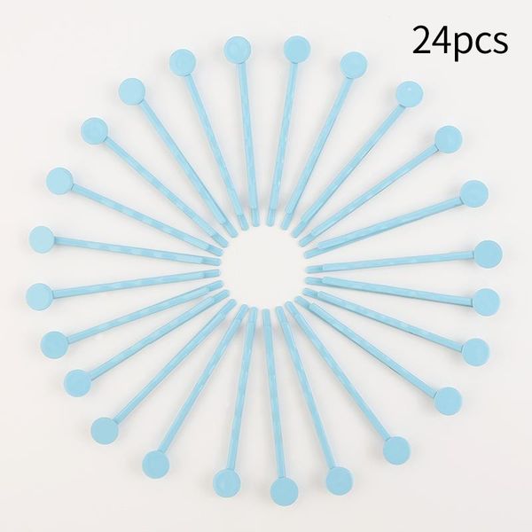 

24pc wholesale solid color hairpin diy bobby pins round base barrette hair clip for girl women styling hair accessories hairgrip bbywin, Black;brown