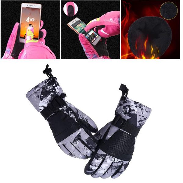 

ski gloves waterproof touch acreen men women warm skiing snowboard snowmobile motorcycle riding winter outdoor snow