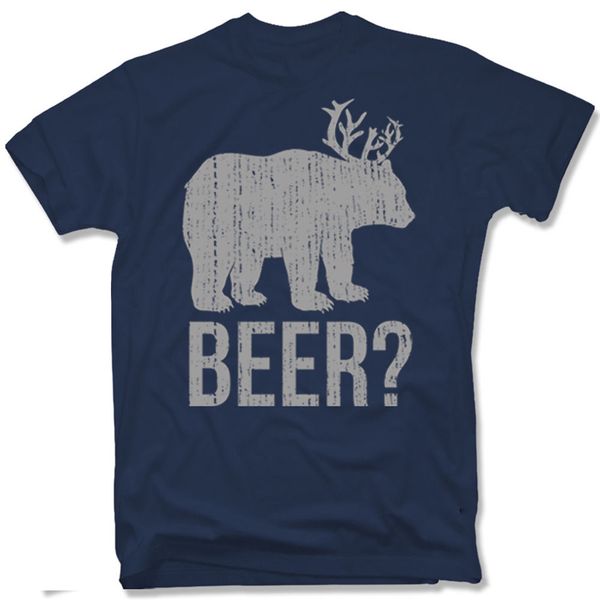 

beer bear deer t-shirt - cult fun funny beer antlers bear funshirt gift s-xxl funny tee shirt sport hooded sweatshirt hoodie