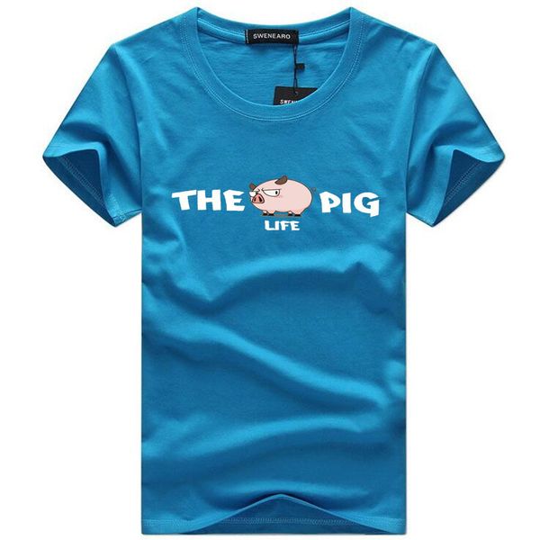 

summer casual brand men's t-shirts cotton o-neck short sleeves tees fashion alphabet cartoons print cool male