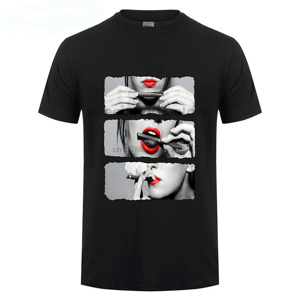 

blunt roll red lips girls men t shirt harajuku casual funny t shirt mens brand tshirt homme tees sport hooded sweatshirt hoodie