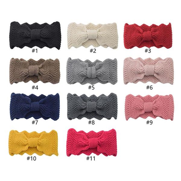 

big wave knitted wool headband head wrap winter women ear warmer sweet elastic hairband crochet headwrap turban hair accessories q sqcdqp