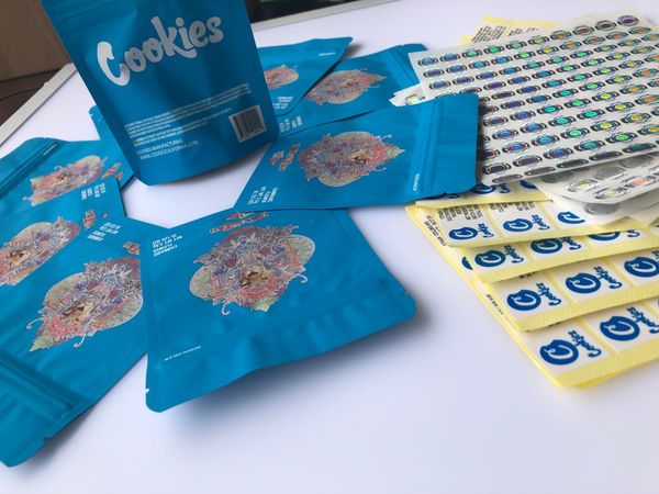 

proof bags cookies smell bags edibles medicated big mint apple bags 3.5g mylar bbyeb nana_shop, Pink;blue