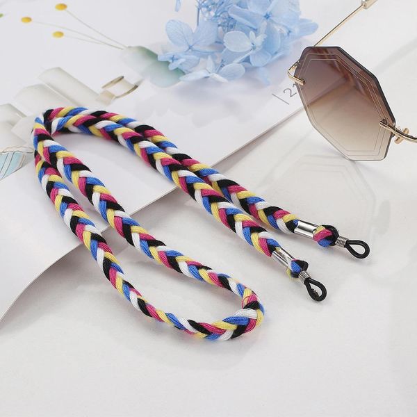 

non slip eye glasses chain eyeglass retro hanging neck korean men's rope sunglasses chain twist thick cord neck strap holder h jllymj