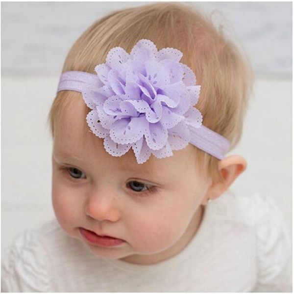 

16pcs/lot summer style newborn hair accessories hair bands headband princess fabric flowers headband elastic hairband 579 q qylabb